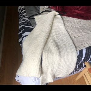 White Anthropologie scarf